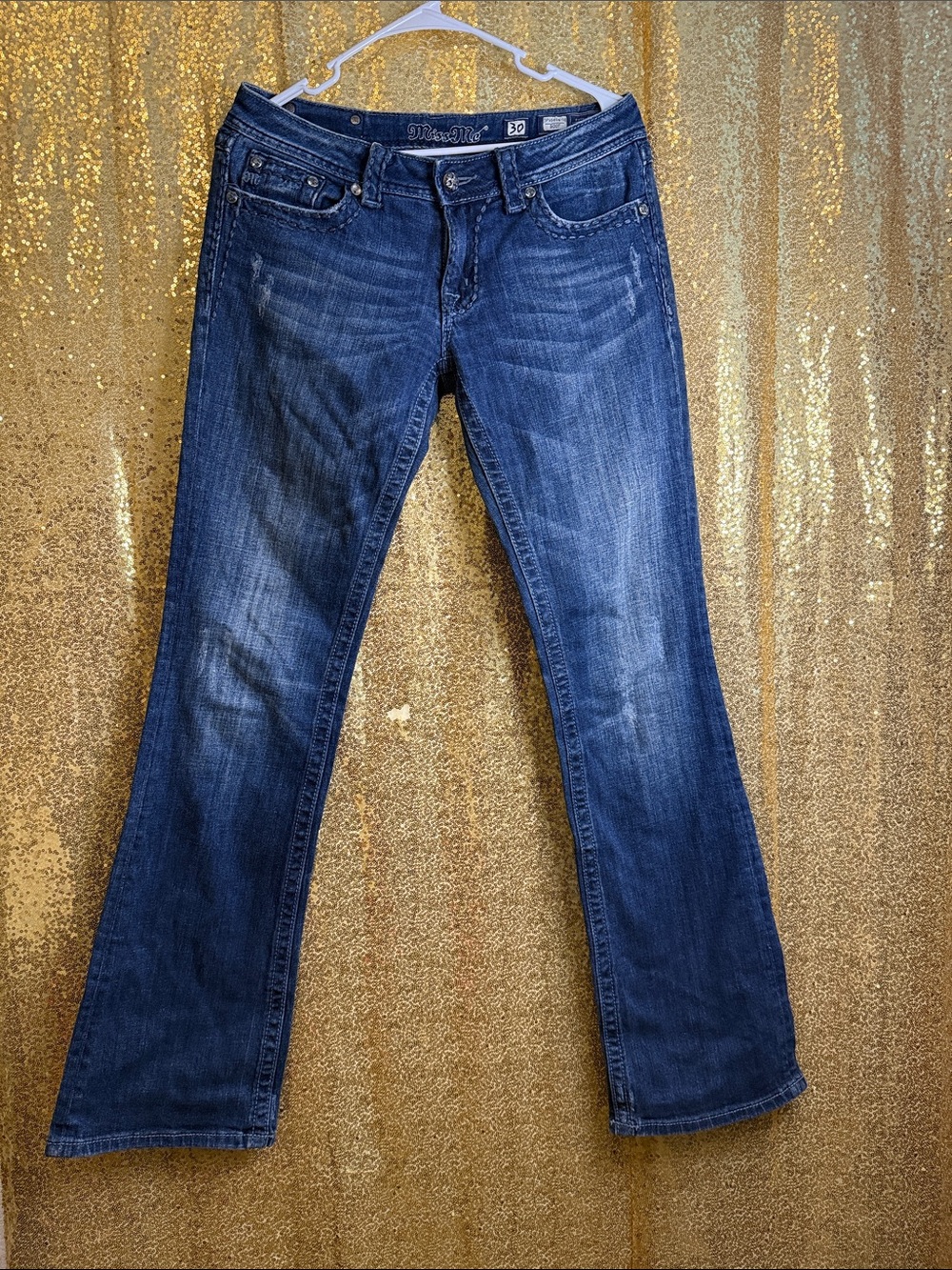 Miss Me Dark Blue Bootcut Jeans